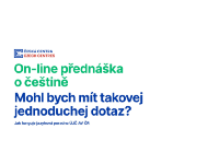 Pozvánka na online přednášku Jitky Rosenbaumové